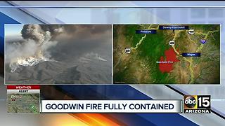 Goodwin Fire now 100% contained