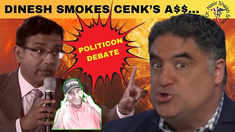 Debunking Cenk Uygur's Pathetic Arguments: Truth Revealed by Dinesh D Souza at POLITICON DEBATE