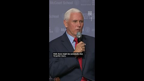 Would Pence Vote for Trump in a 2024 Presidential Election. (Short video)