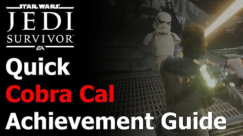 Star Wars Jedi: Survivor - Cobra Cal Achievement & Trophy Guide - Quick Unlock - Train With Headband