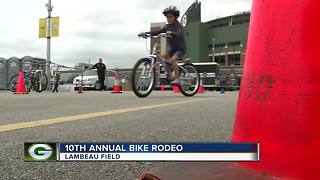 Packers & Bellin team up for annual bike rodeo