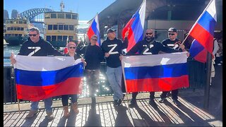 Pro-Russian protest at Prime Minister Albanese's house LIVE