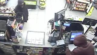 VIDEO: Masked armed men steal cash register from Phoenix Circle K