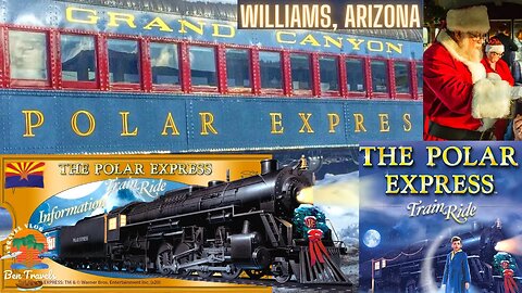 The Polar Express Train Ride | Grand Canyon Railway & Hotel | Williams Arizona | Full Tour Part 1