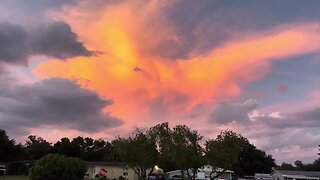 Evening sky Orlando