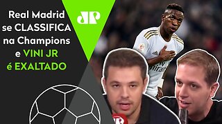 "Ele não dá sossego!" VINICIUS JR é EXALTADO depois de classificação do REAL MADRID