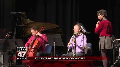 Grammy-winning contemporary classical music group performs at local school