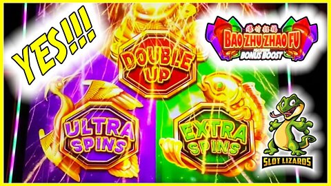 YES WE GOT ALL 3 FIREWORKS TO BLOW!!! BIG WIN! Bao Zhu Zhao Fu Slot OUR FIRST!!!