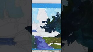 Painting a Vibrant Landscape with Gouache