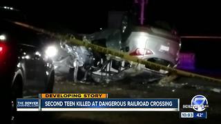 Eaton High School student killed when SUV hit by train at same crossing where teen died in 2017