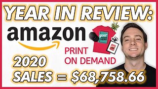 I Sold $68,000 on Amazon Seller Central in 2020 using Print on Demand