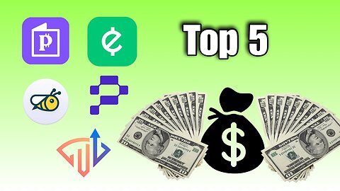 FREE PASSIVE INCOME -Top 5 Apps - And It's Free! Make Money Online 2024