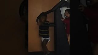 Kids Play on the Treadmill