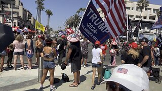 Trump Got Shot Rally Huntington Beach, CA