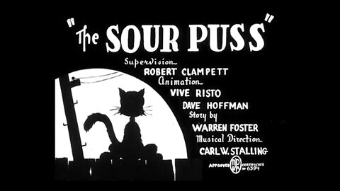 1940, 11-2, Looney Tunes, The Sour Puss