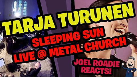 TARJA | Sleeping Sun - Live @ Metal Church - Roadie Reacts