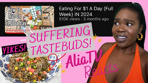 Eating For 1$ A Day in 2024 - Reaction!