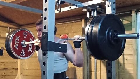 OOPS! GRINDY 162.5 Kgs x 3 High-Bar Squat PR!