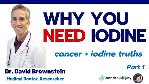 Why You NEED Iodine - Discussion with Dr. David Brownstein About Iodine's Importance