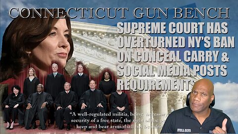 Supreme Court Overturns New York Conceal Carry Ban And Public Access To Social Media Posts.