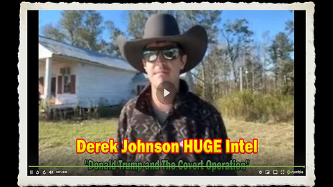 Derek Johnson HUGE Intel Nov 30 Donald Trump and The Covert Operation