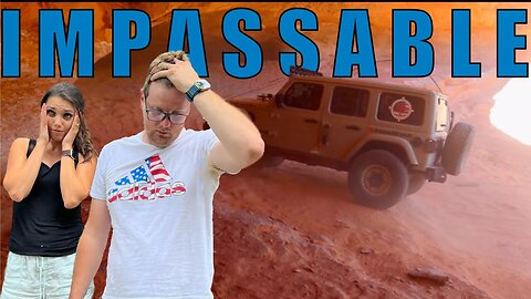 How did we get here? 4x4 Trail Goes terribly WRONG! | Moab Jeep Badge of Honor Trail