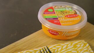 Crunchy Pork Chop with Hummus Sauce