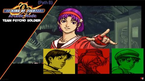 The King of Fighters 99: Arcade Mode - Team Psycho Soldier (Path B)