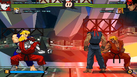 MUGEN - Metal Ryu & Metal Ken vs. CVS Evil Ryu & CVS Evil Ken - Download