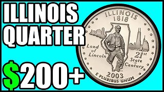 2003 Illinois Quarters Worth Money - How Much Is It Worth + Why, Errors, Varieties and History