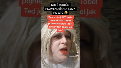 Když RODIČE pojmenují oba SYNY po OTCI 🤣 #funny #shorts #viral #cz