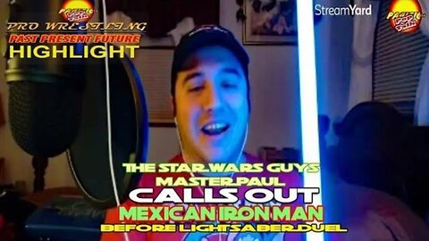 The Star Wars Guys Master Paul calls out Mexican Iron Man Before Lightsaber Duel