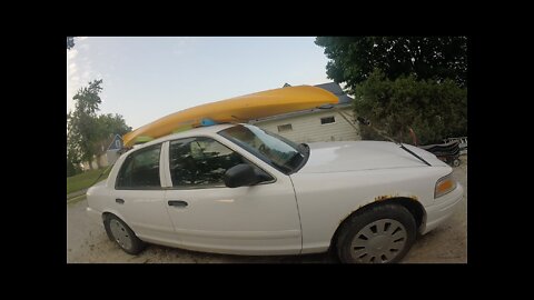 Kayak Tie Down for the E85 Crown Vic