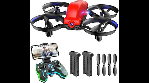 Mini Drone With Camera For Kids Adults, WiFi FPV Transmission