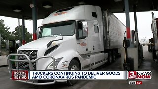 Truckers continuing to deliver goods amid coronavirus pandemic