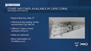 New Cape Coral vaccine site opens Monday