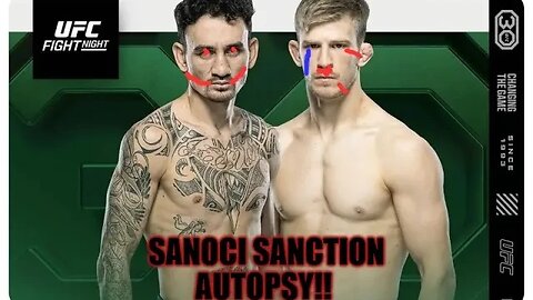 Sanoci Sanction Autopsy UFC fight night: Holloway vs Allen