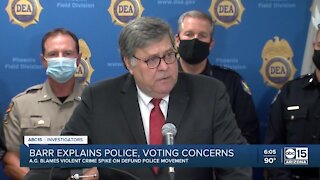 William Barr explains police and voting concerns