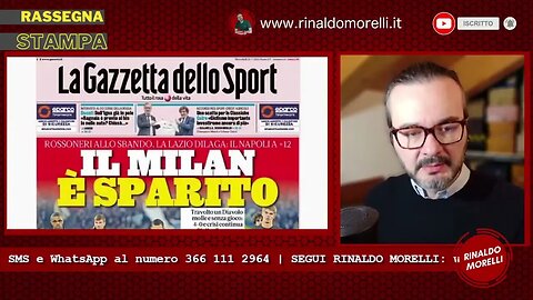 Rassegna Stampa 25.01.2023 #249 - Super Lazio, disastro Milan. I dubbbi dell'Inter, ride Spalletti