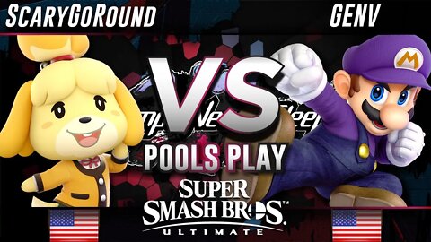 ScaryGoround (Isabelle) vs. Genv (Mario) - Ultimate Pools - TNS 8