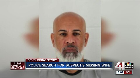 Police search for suspect's missing wife