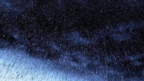 3 Hours of Gentle Night Rain, Rain Sounds for Sleeping - Dark Screen to Beat insomnia, Relax, Study