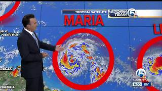 Tropical Storm Maria forms in the Atlantic