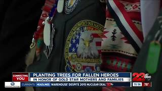 Planting trees for fallen heroes