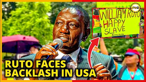 PROTESTS ERUPT in USA as Ruto Faces Backlash Over Haiti Mission_Plug Tv Kenya