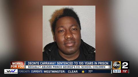 Former school aide sentenced to 100 years in prison for sexually abusing students