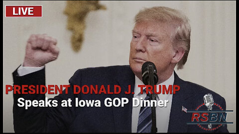 IOWA GOP DINNER FEATURING PRESIDENT TRUMP, GOV. DESANTIS, AND MORE – 7/28/23