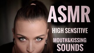 ASMR Gina Carla 👄💋 Kissing&Mouth Sounds! Extreme High Sensitive! Ear to Ear!