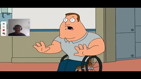 husleteaking family guy Joe Swanson: Try not to laugh challenge