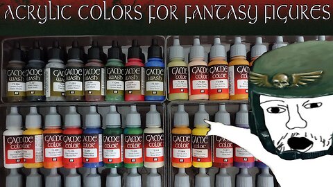 Vallejo game color paint range unboxing and mini-review